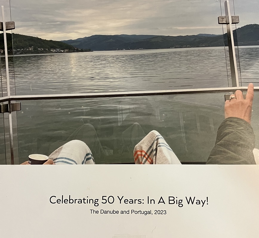 View toward Iron Gate traveling along the Danube from Serbia to Romania